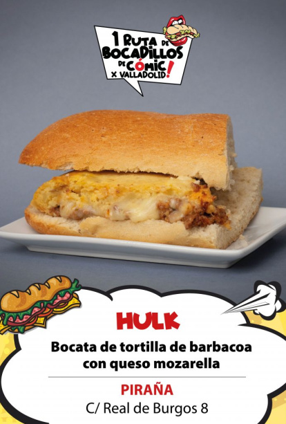 Propuesta para la ruta de 'Bocadillos de Cómic' del Piraña