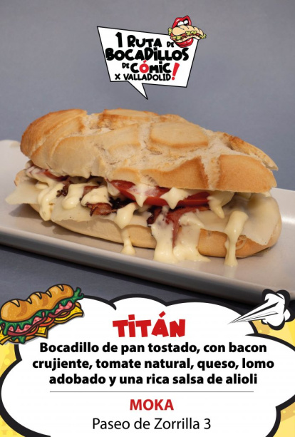 Propuesta para la ruta de 'Bocadillos de Cómic' de Cafetería Moka