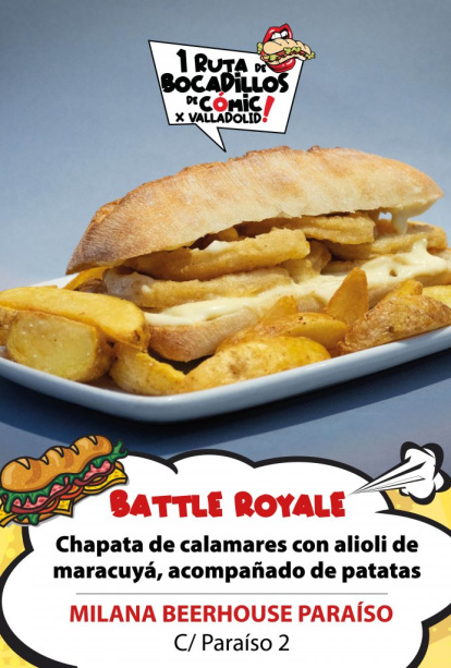 Propuesta para la ruta de 'Bocadillos de Cómic' de Milana Beerhouse Paraíso