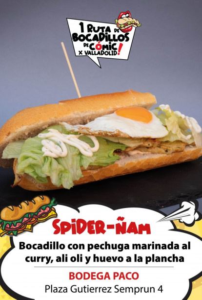 Propuesta para la ruta de 'Bocadillos de Cómic' de Bodega Paco
