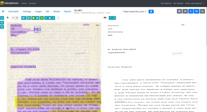 Ejemplo con una carta mecanografiada de Umbral a Delibes