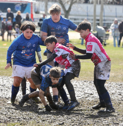 Imagen de uno de los partidos del Torneo Internacional de Escuelas.