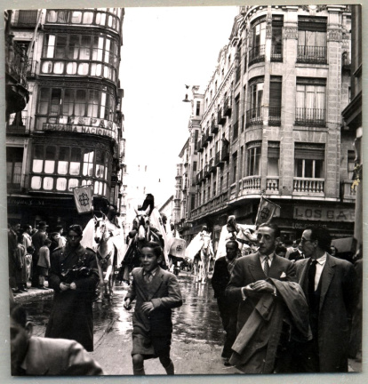 Pregón de las Siete Palabras en la calle Constitución, 1953.