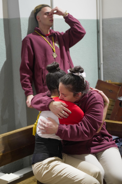 Desolación de los cofrades de la Sagrada Cena