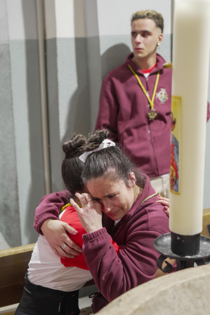 Desolación de los cofrades de la Sagrada Cena