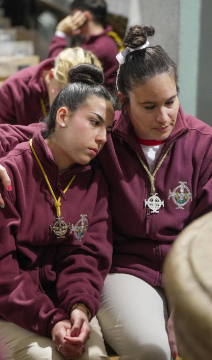Desolación entre los cofrades de la Sagrada Cena