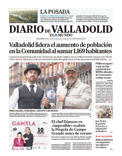 Portada del 9 de mayo