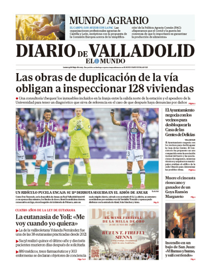 Portada del 19 de mayo