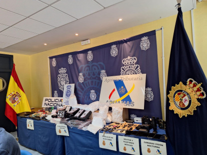 Droga incautada en la operación churruca