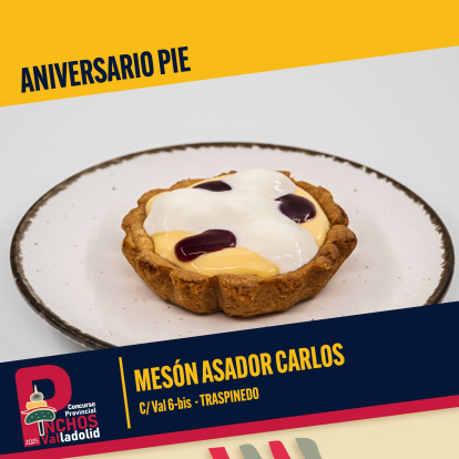 Aniversario pie (Mesón Asador Carlos)