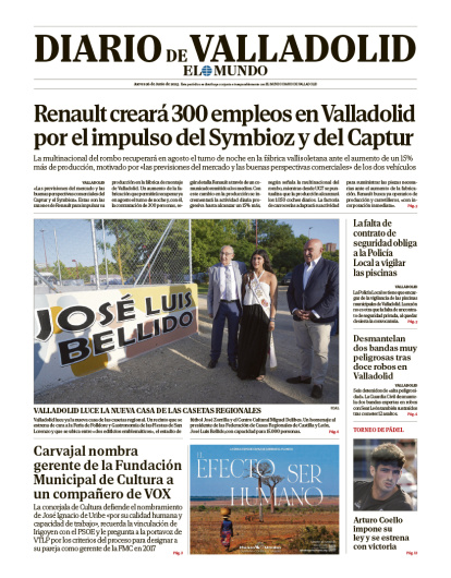 Portada jueves 26