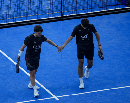 Coello junto a Agustín Tapia en cuartos del Valladolid Premier Pádel.