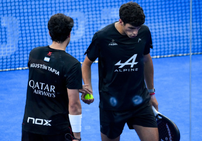 Coello junto a Agustín Tapia en cuartos del Valladolid Premier Pádel.
