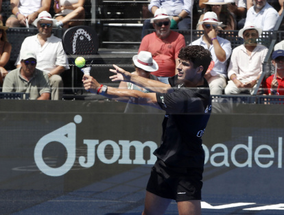 Finales del Valladolid Premier Pádel P2 en la Plaza Mayor.