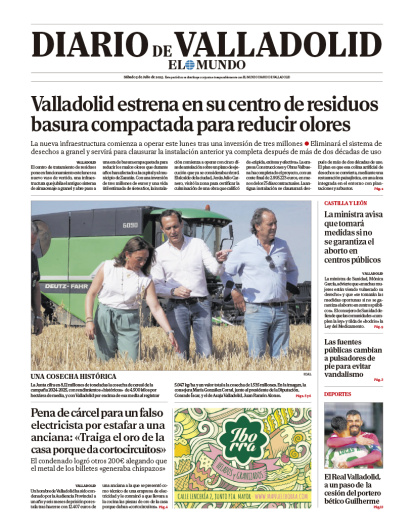Portada del 5 de julio