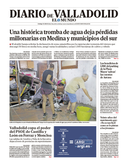 Portada del 7 de julio