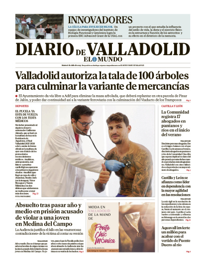 Portada martes 8 de julio