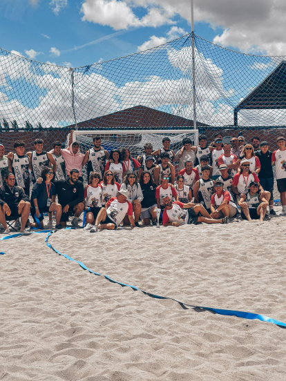Balonmano Playa en Pozal de Gallinas.