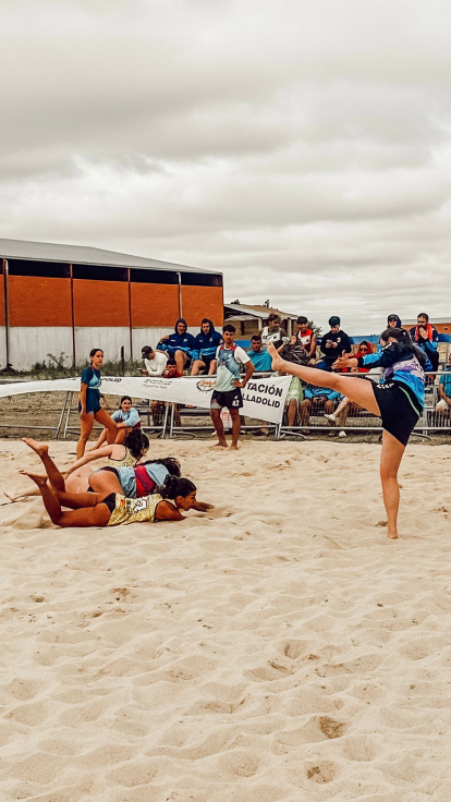 Balonmano Playa en Pozal de Gallinas.