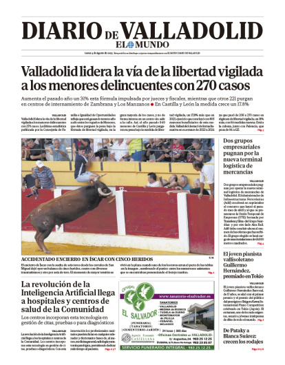 Portada del 4 de agosto
