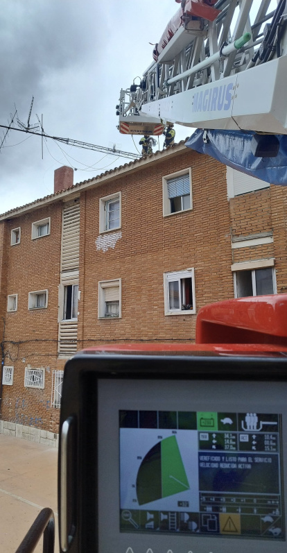 Intervención de los bomberos en Valladolid