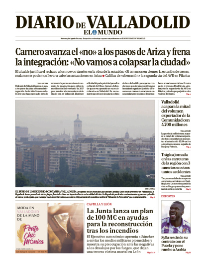 Portada martes 19 de agosto