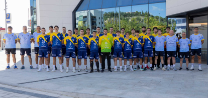 Presentación de las equipaciones y ropa oficial del Atlético Valladolid.