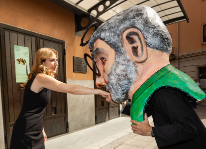 La viceconsejera de Acción Cultural, Mar Sancho, en la inauguración de la XXVIII Feria de Teatro de Castilla y León