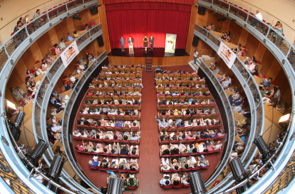 La viceconsejera de Acción Cultural, Mar Sancho, en la inauguración de la XXVIII Feria de Teatro de Castilla y León