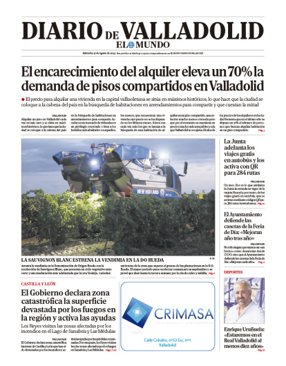 Portada 27 de agosto