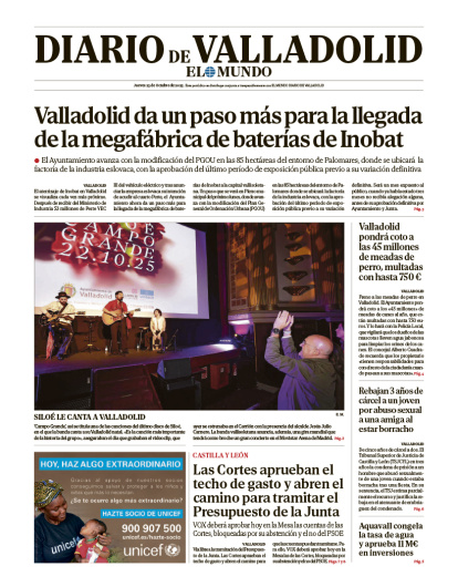 Portada jueves 23