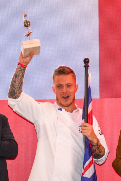 Un momento de la entrega de premios del Concurso Mundial de Tapas de Valladolid.