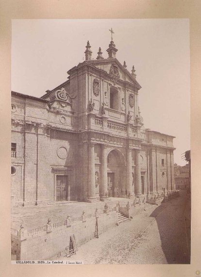 Fachada de la Catedral en 1865