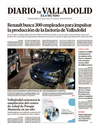 Portada del 19 de noviembre