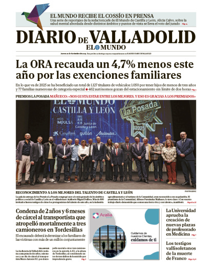 Portada jueves 20