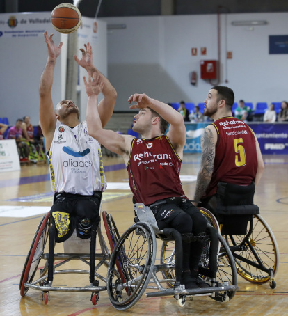 Un momento del Fundación Aliados ante el Rehatrans Getafe BSR-10.