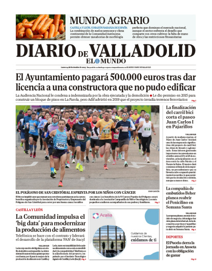 Portada del 24 de noviembre