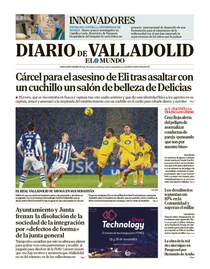 Portada martes 25