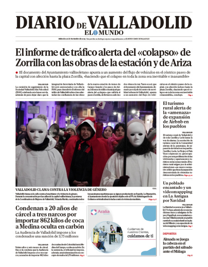 Portada del 26 de noviembre