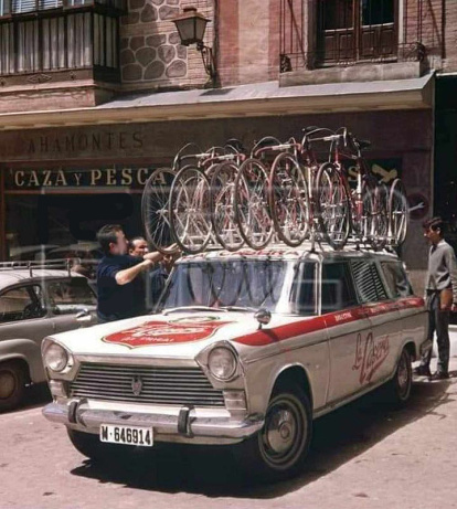 Imagen de archivo del equipo La Casera en los años 70.