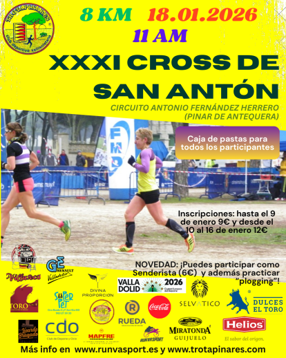 Cartel de Cross de San Antón 2026.