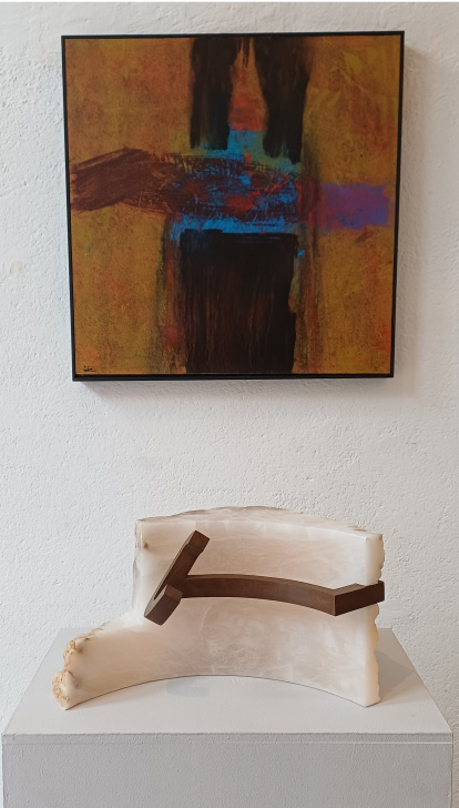 Dos obras de la muestra