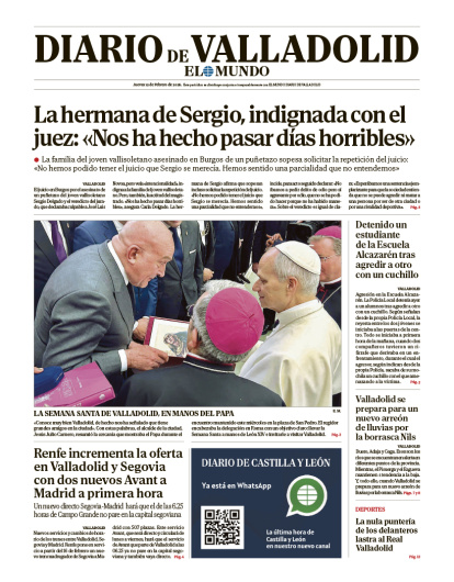Portada jueves 12