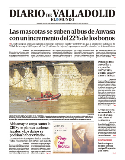 Portada del 19 de febrero