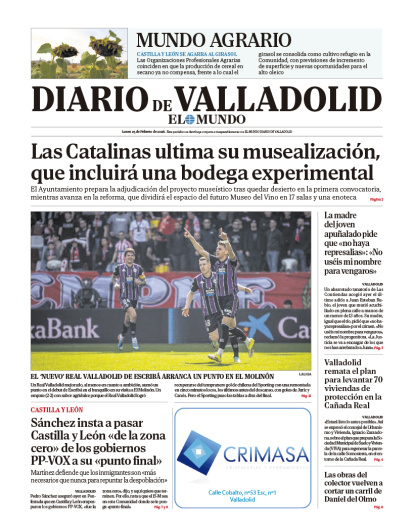 Portada del 23 de febrero