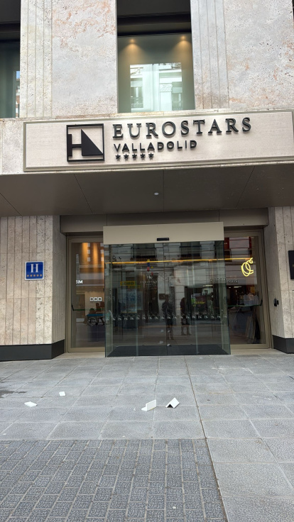 Últimos detalles del hotel Eurostars desde el exterior