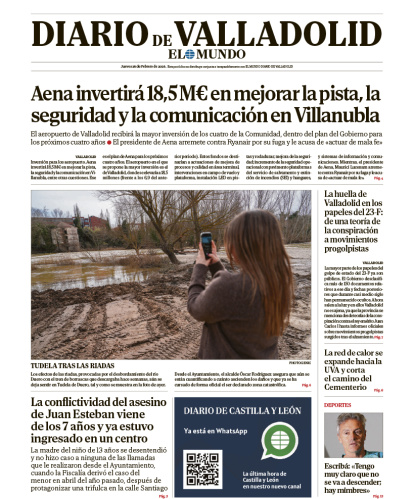 Portada jueves 26