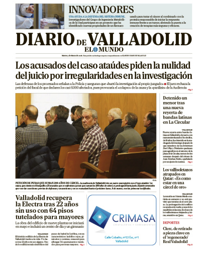 Portada del 3 de marzo
