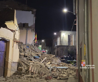 Los servicios de emergencias durante los trabajos de rescate en Siete Iglesias de Trabancos (Valladolid).