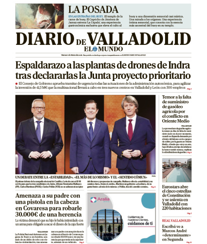 Portada viernes 6 de marzo
